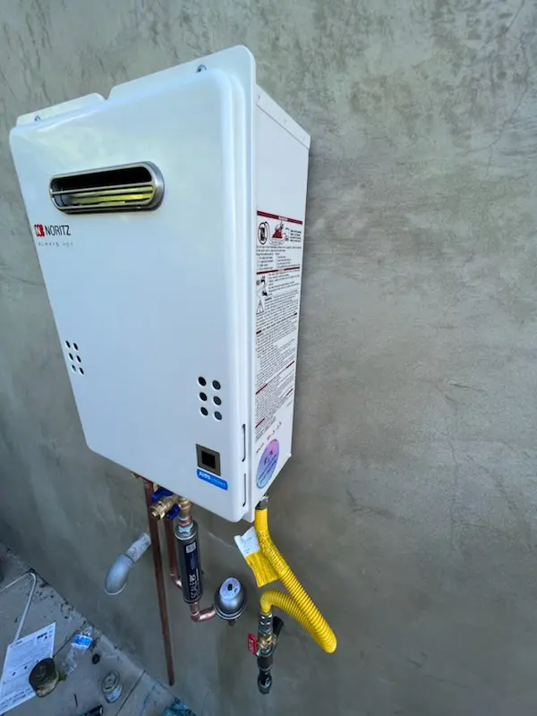 Tankless water heater installation for Beaufort homes